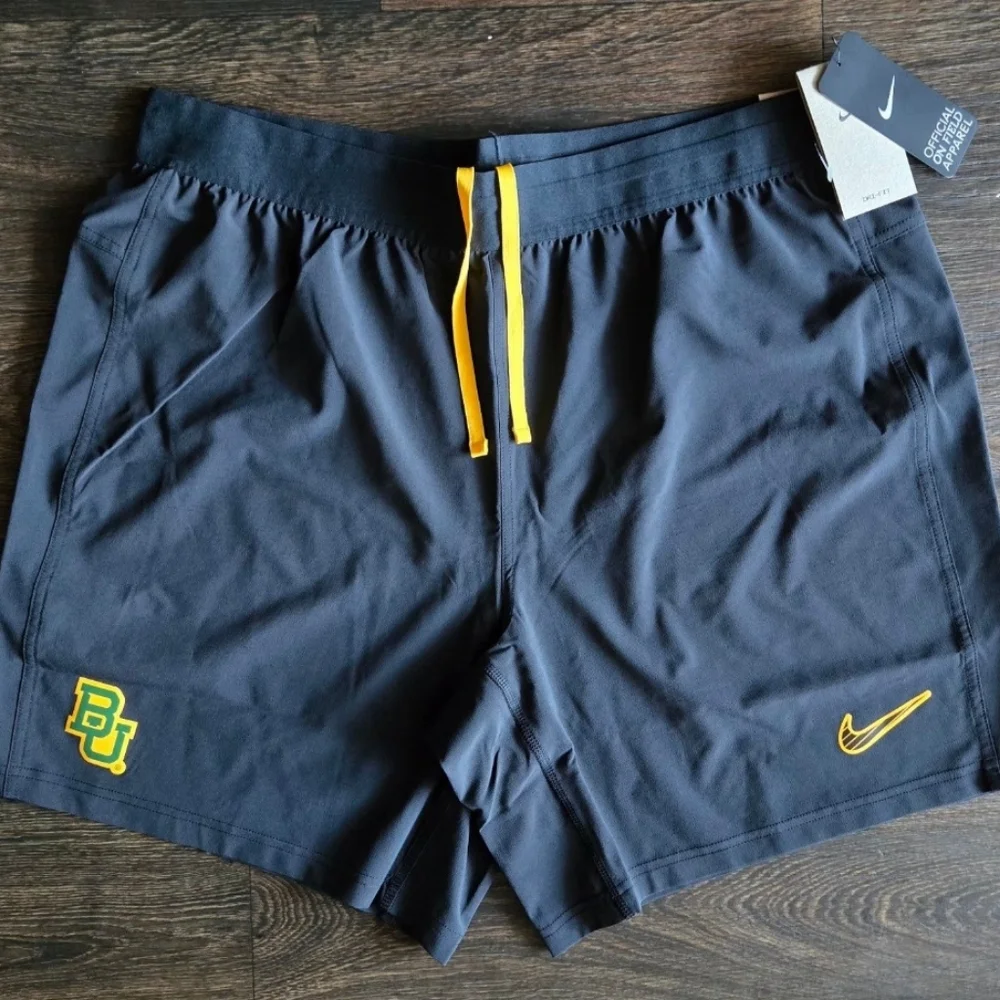Nike Black Baylor Bears 2024/25 Sideline Performance Woven Shorts Men XL